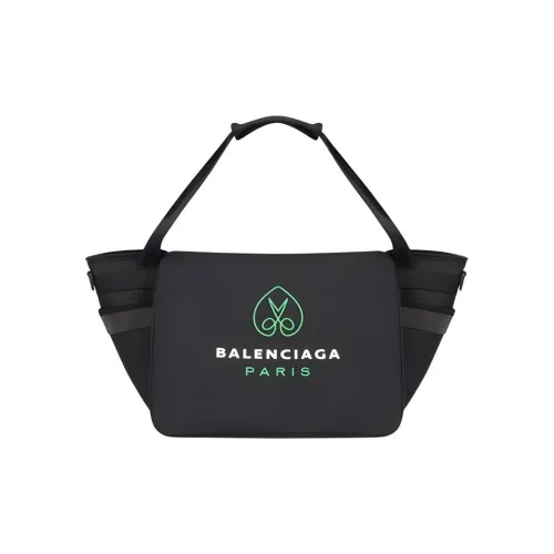 Balenciaga Переработанный Нейлон Плечевой ремень Тоут Портативная Сумка через плечо Сумка через плечо Мужская Черная