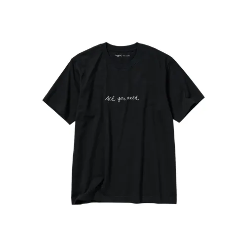 UNIQLO/UNIQLO Peace for All series Черная унисекс футболка