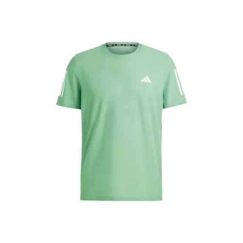 Adidas OWN THE RUN T-Shirt T-Shirt Мужской Зеленый