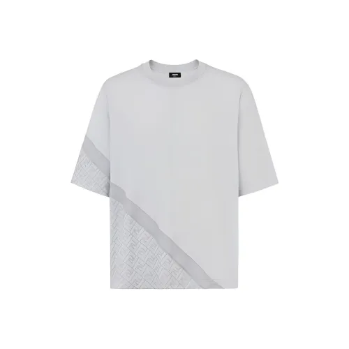 Fendi Серый Мужской T-Рубашки