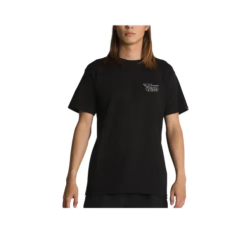 Vans OLD SKOOL SKULL T-Shirt T-Shirt Мужской Черный