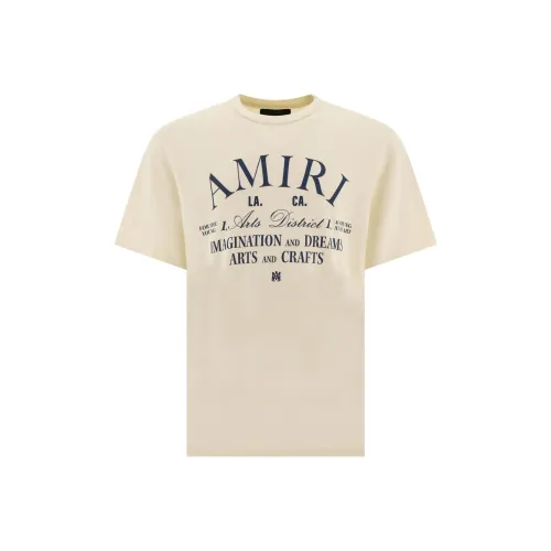 AMIRI Бежевый Мужской T-Рубашки