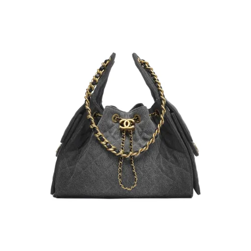 CHANEL 25Bag Выстиранный деним Сумка через плечо Маленькая Женская