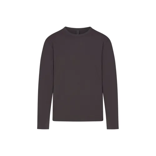 SKIMS Джерси Lounge Мужская рубашка с длинным рукавом цвет пепельный пепельный