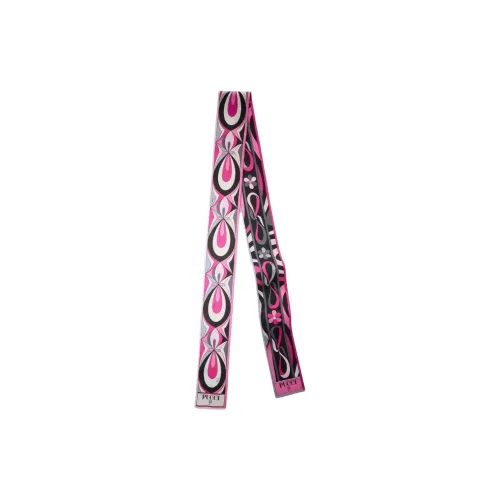 EMILIO PUCCI Шелковые шарфы Женские Черный