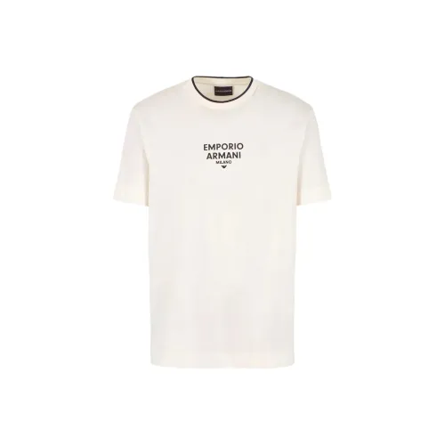 EMPORIO ARMANI Т-рубашка мужская цвет сливочный