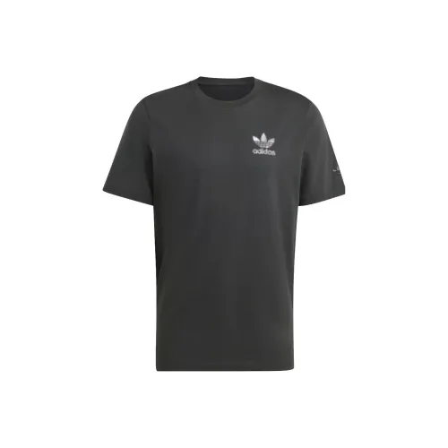 Adidas Originals Diver City Graphic Blur TREFOIL TEE T-рубашка Мужская Черная
