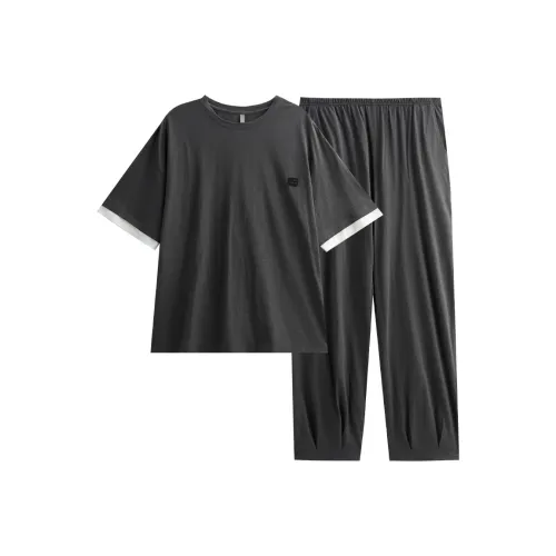 Same Language Пижамный комплект Мужской Элегантный Серый