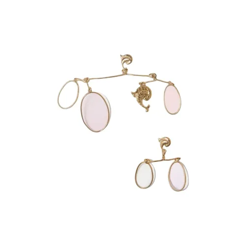 EMILIO PUCCI Серьги из лата Женские Розовые