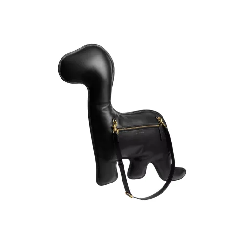 COACH KisslockFrame Кожа Сумка на плечо Большая Женская Черная