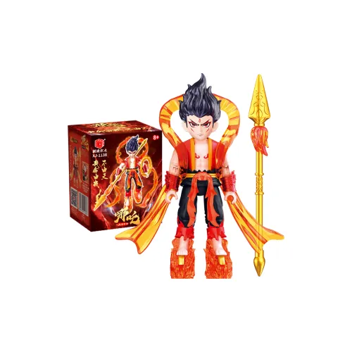 Xiang Completion Ne Zha Demon Child Conquers The Sea Building Blocks Фигурка Ао Бин Action Сборка Кукла Мерч по IP