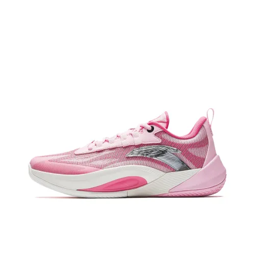 ANTA Instant 1 TD Амортизация Износостойкий Низкий Топ Баскетбольные Кроссовки Мужские Белый Розовый Черный