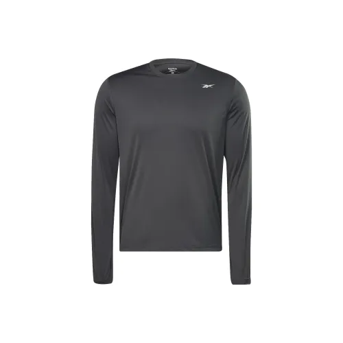 Reebok Training Long Sleeve Tech T Shirt Мужская Midnight Black