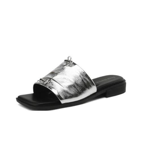 Rosa Bianca Резиновая подошва устойчивая к истиранию слипоны женские