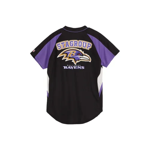 NFL Черные Унисекс Футболки