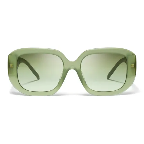 TORY BURCH Bio Based Ацетат Bio Based Нейлон Bio Based Углерод Квадратные Солнцезащитные очки Унисекс Зеленый