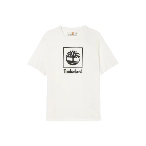 Timberland SS24 T Shirt Unisex Vintage White Тимберленд SS24 T-рубашка унисекс винтажный белый