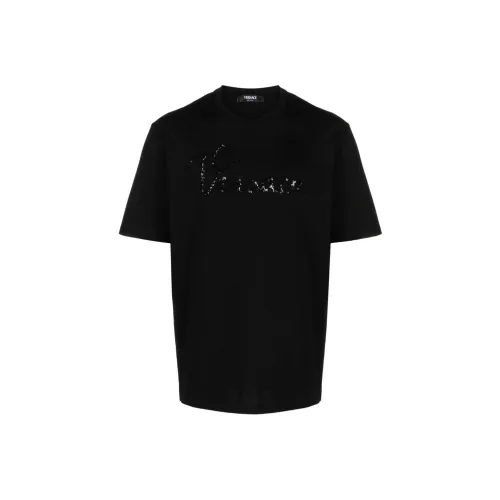 VERSACE FW23 T Рубашка Мужская Черная