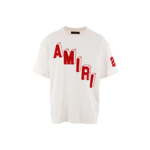 AMIRI Белая Мужская T-Рубашка