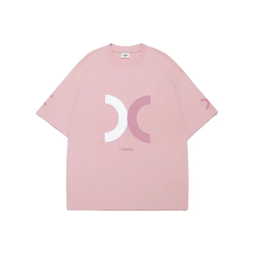 Guuka Короткий рукав T-рубашки Унисекс Розовый