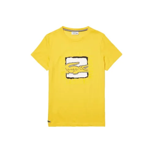 LACOSTE Collaboration Желтые Мужские Футболки