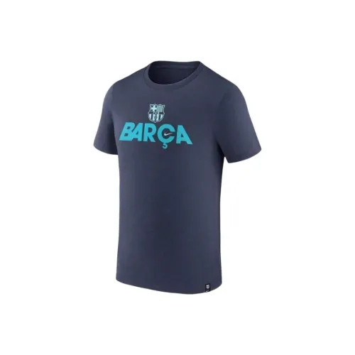 nike FC Barcelona Mercurial T Рубашка Мужская Темно-синяя