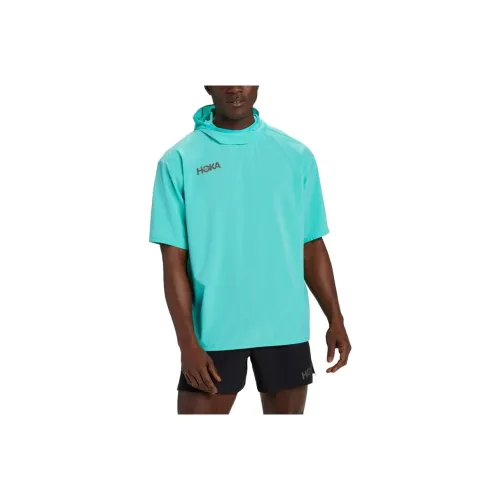 HOKA ONE ONE Небесно-голубой Унисекс Футболка