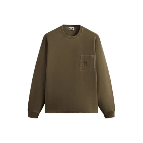 KITH FW23 Армейский зеленый Унисекс Т-рубашка