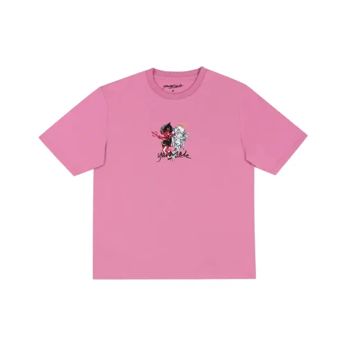 YARDSALE SS24 Heaven Hell T-Shirt T-Shirt Unisex Pink
