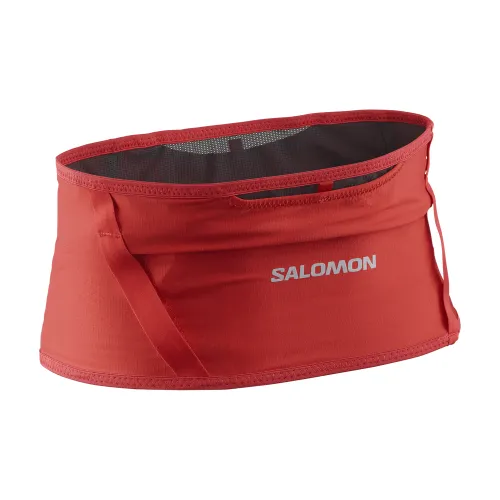 SALOMON Полиамид Эластан Силиконовый ремень мужской красный