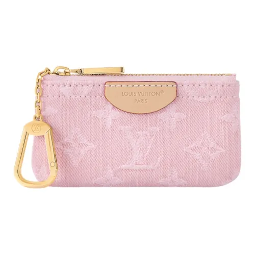 LOUIS VUITTON Key Pouch Органический хлопок Key Pouch Женские Розовый