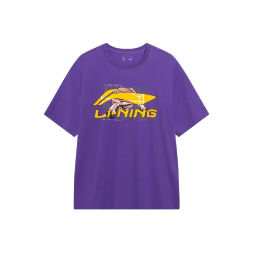 LINING Sports Fashion Collection Ультрафиолет Мужская T-рубашка