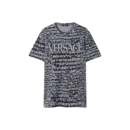 VERSACE Серые Мужские T-Рубашки