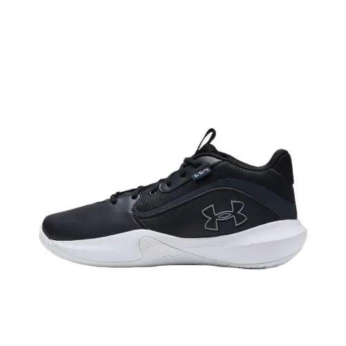 Under Armour Lockdown 7 Low Баскетбольные кроссовки Топ Унисекс Черный