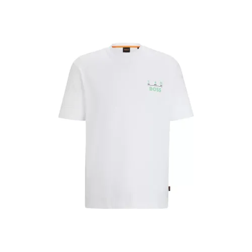 Hugo Boss Белые Мужские T-рубашки