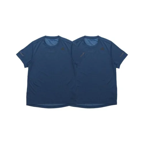 Adidas Climachill T Рубашка Мужская 2 Пачки Синий