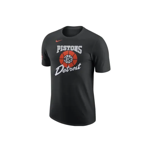 nike Detroit Pistons Городская Edition T-Shirt Городская Edition Detroit Pistons Мужской Черный