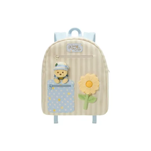 Disney Полиэстер Рюкзак Стандартный Детский Желтый Синий