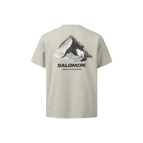 SALOMON UNI T Рубашка Унисекс Worm Серый
