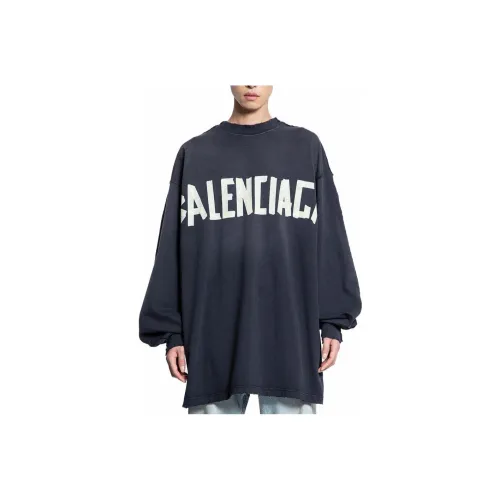 Balenciaga SS24 T Рубашка Свободного кроя Мужская Серого цвета