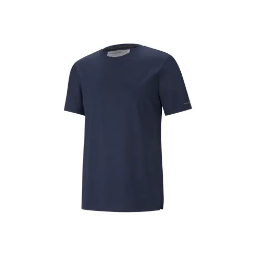 PUMA PORSCHE DESIGN Essential Мужской Tee T-рубашка Мужская Морской Синий