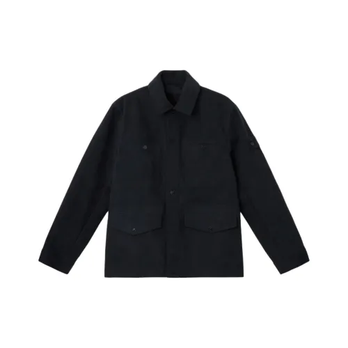 STONE ISLAND Ghost Collection SS25 Куртки и Пальто Мужской Морской Синий