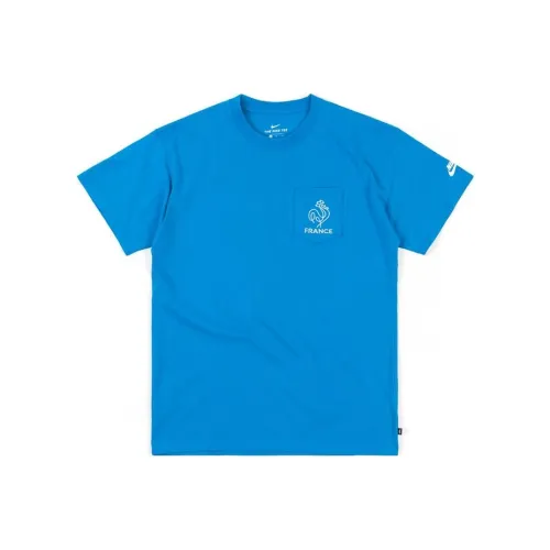 Nike Blue Men's T-Shirts Найк Синий Мужские Футболки