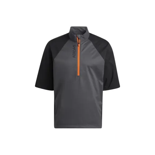 Adidas Provisional Короткий рукав Куртка T-рубашка Мужская Серый