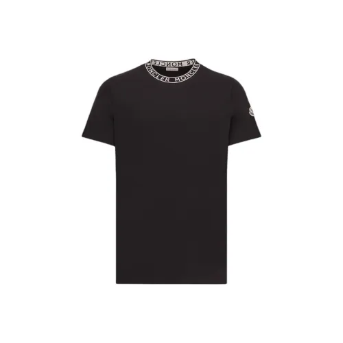 MONCLER Мужские черные T-рубашки
