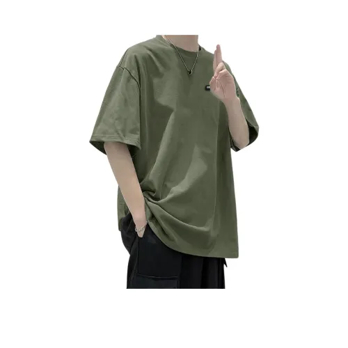 Tonlion T-рубашка мужская армейского зеленого цвета