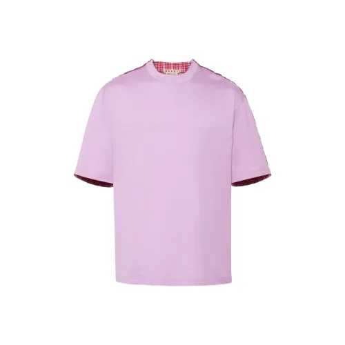 MARNI Фиолетовый Мужской T-Рубашки