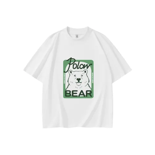 Белый медведь Унисекс Футболка