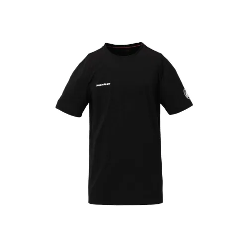 MAMMUT QD Черная мужская футболка с коротким рукавом