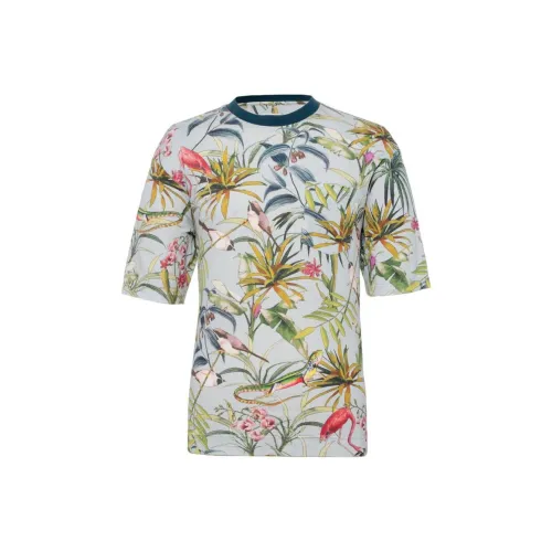 Roberta Di Camerino T-рубашка мужская розовая зеленая